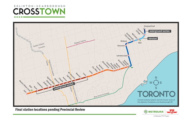 New Toronto Subway Map