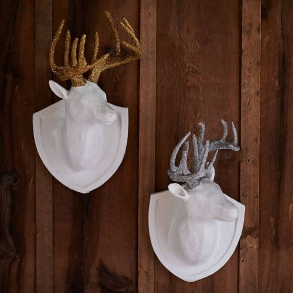 papier-mache-animal-sculpture-deer-glittered-antlers-o