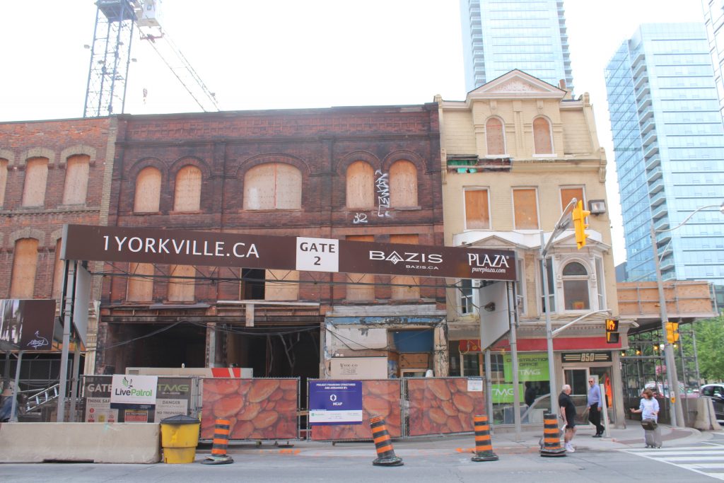 1 Yorkville historic storefronts